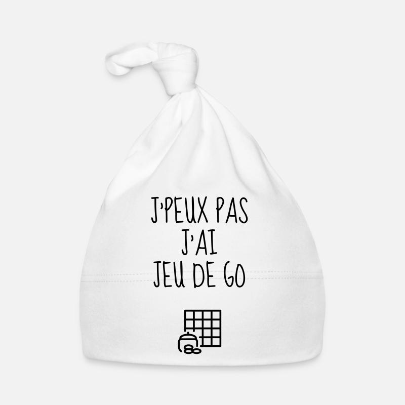 Go Game Spiel Jeu Sport Strategy Organic Baby Cap