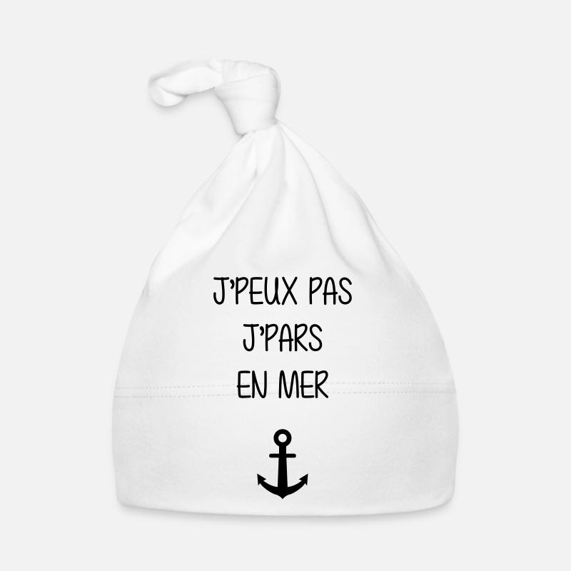 Seemann / Boot / Marine / Meer / Fischer Baby Bio-Mütze