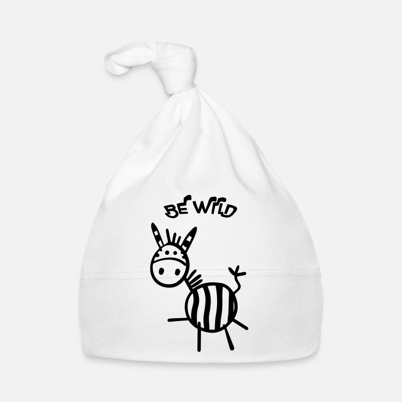 Be Wild Zebra Baby Bio-Mütze