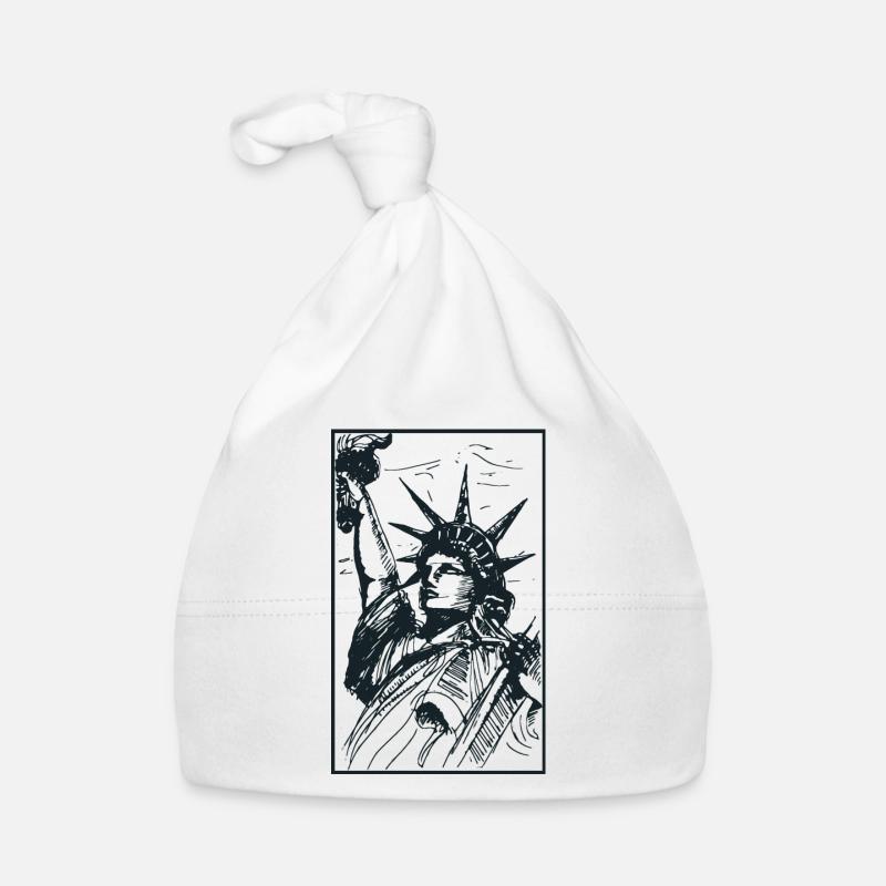 statue de la Liberté Bonnet bio Bébé