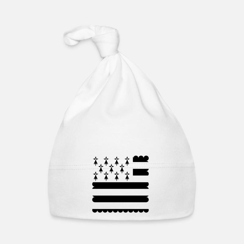 Bébé breton je t'aime - Bonnet bio Bébé - blanc