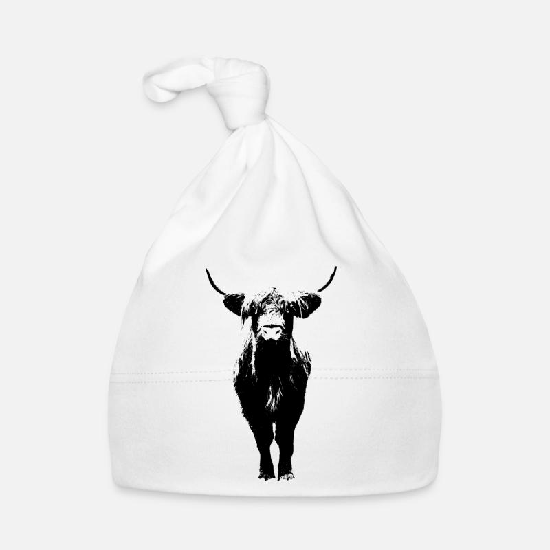 Scottish Highland Cattle Cow Beef Organic Baby Cap
