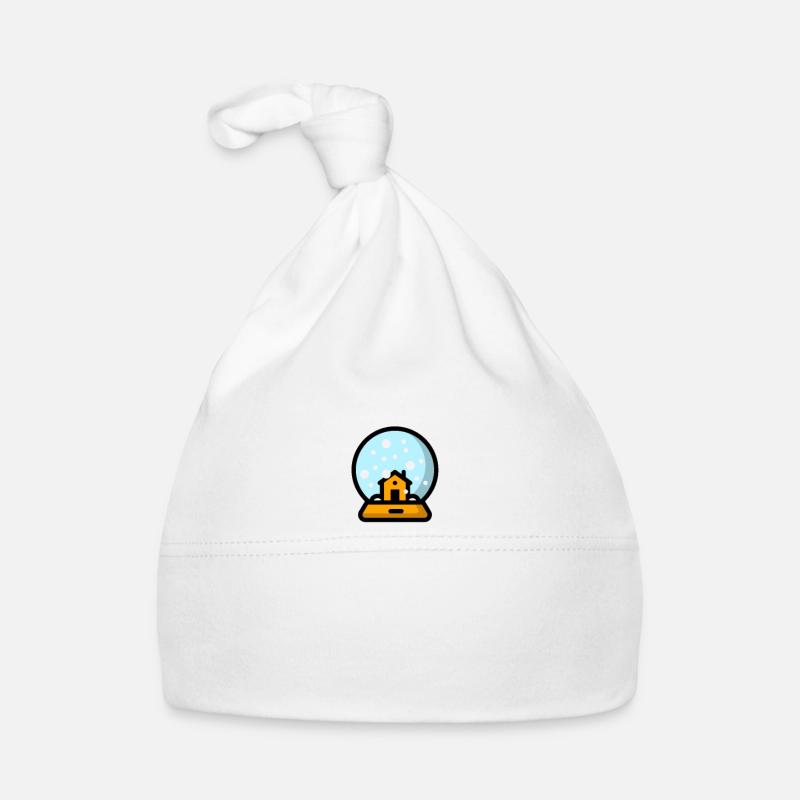 La boule à neige de Noël Bonnet bio Bébé