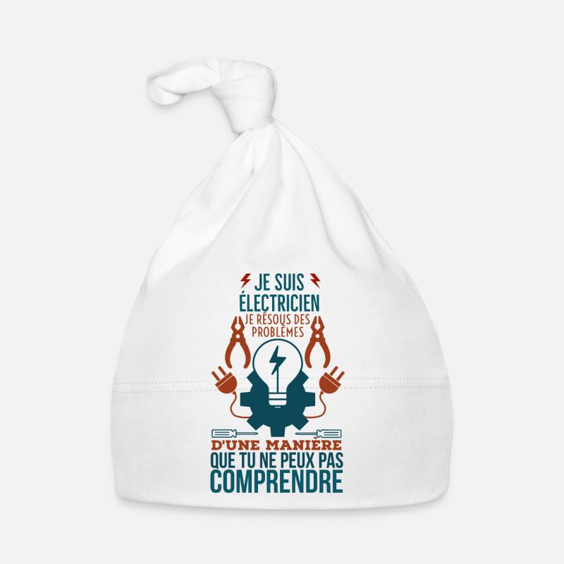 Ich bin ein Elektriker. Baby Bio-Mütze