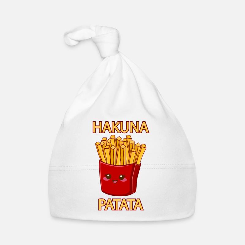 Pomme de terre Hakuna - Bonnet bio Bébé - blanc