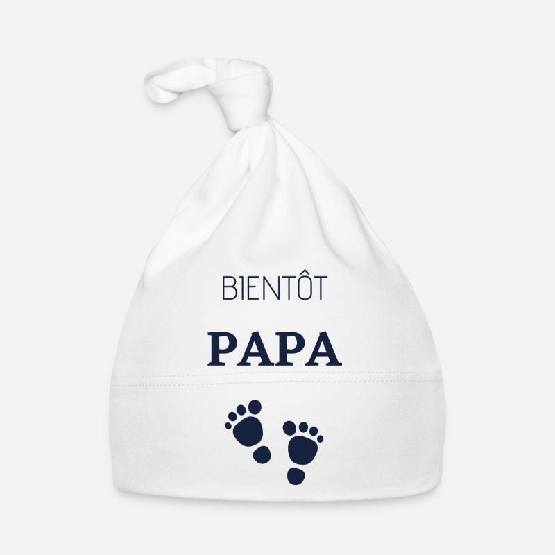 Bientôt papa Bonnet bio Bébé