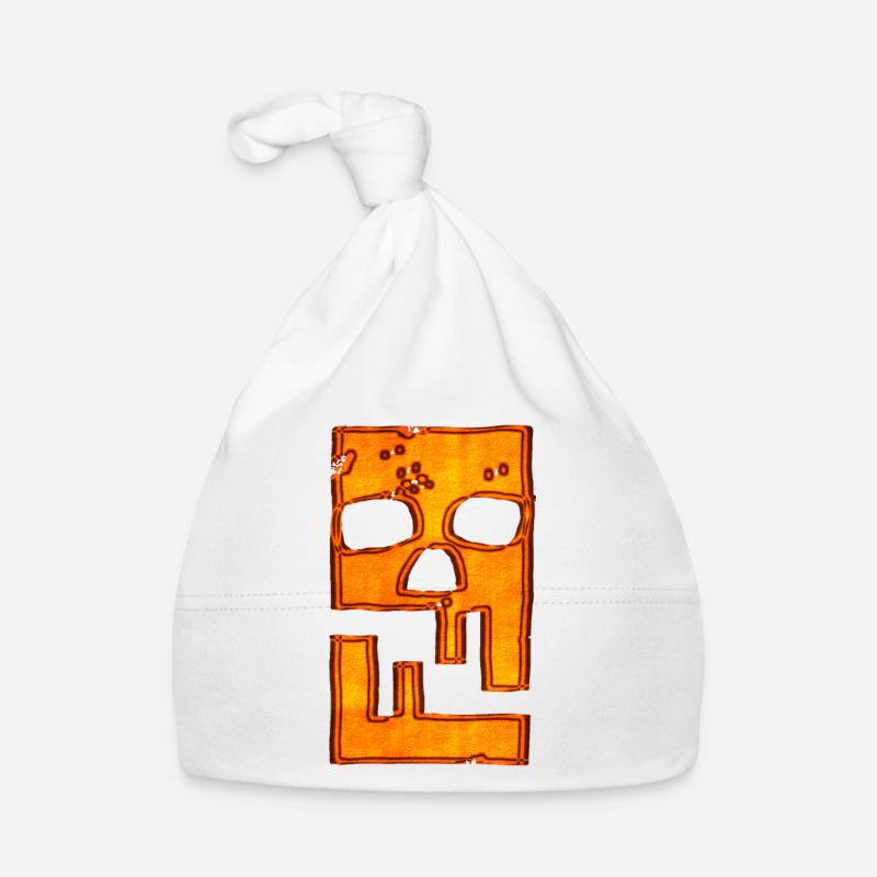 Hacking Hacks Hacker Malware Logo Emblem Baby Bio-Mütze
