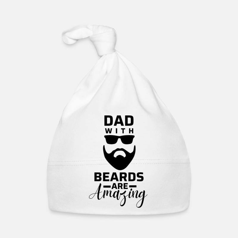 Papa mit Bärten sind unglaublich. Baby Bio-Mütze