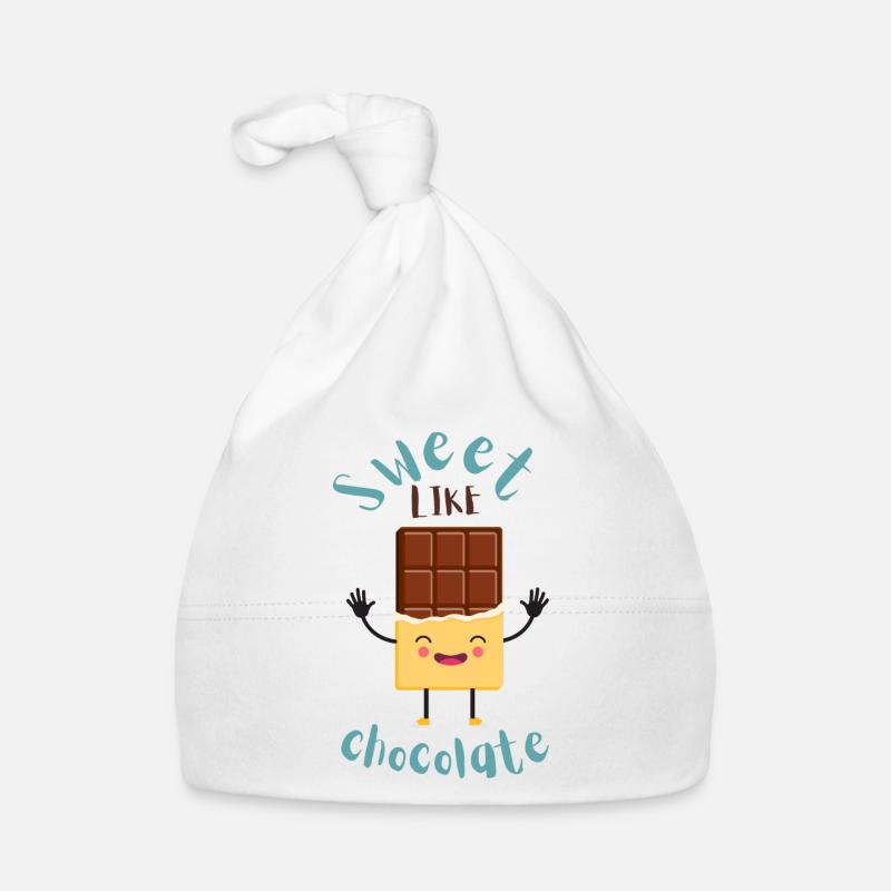 doux comme des dictons au chocolat au chocolat Bonnet bio Bébé