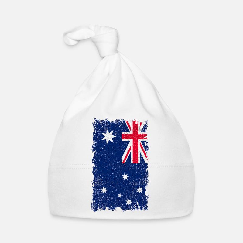 Drapeau australien Bonnet bio Bébé