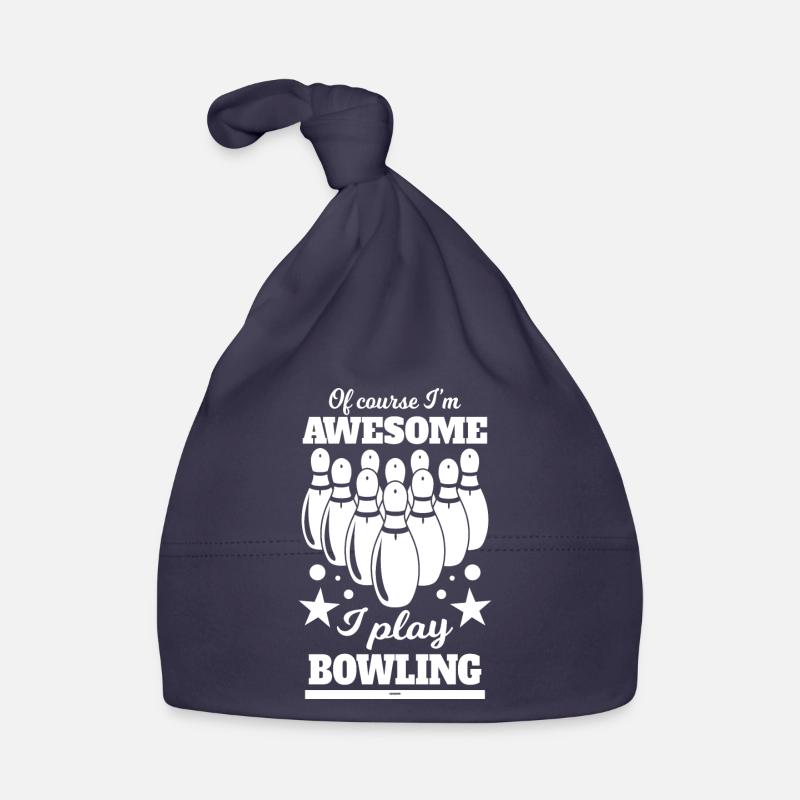 Bowling Gift Organic Baby Cap