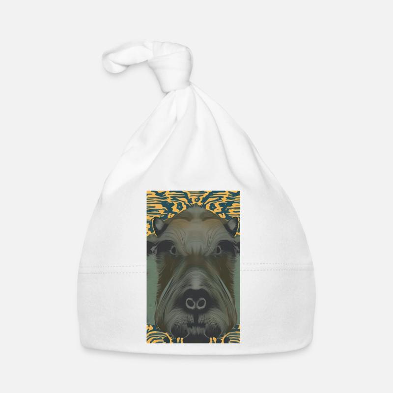 Portrait comique d’un capybara Bonnet bio Bébé