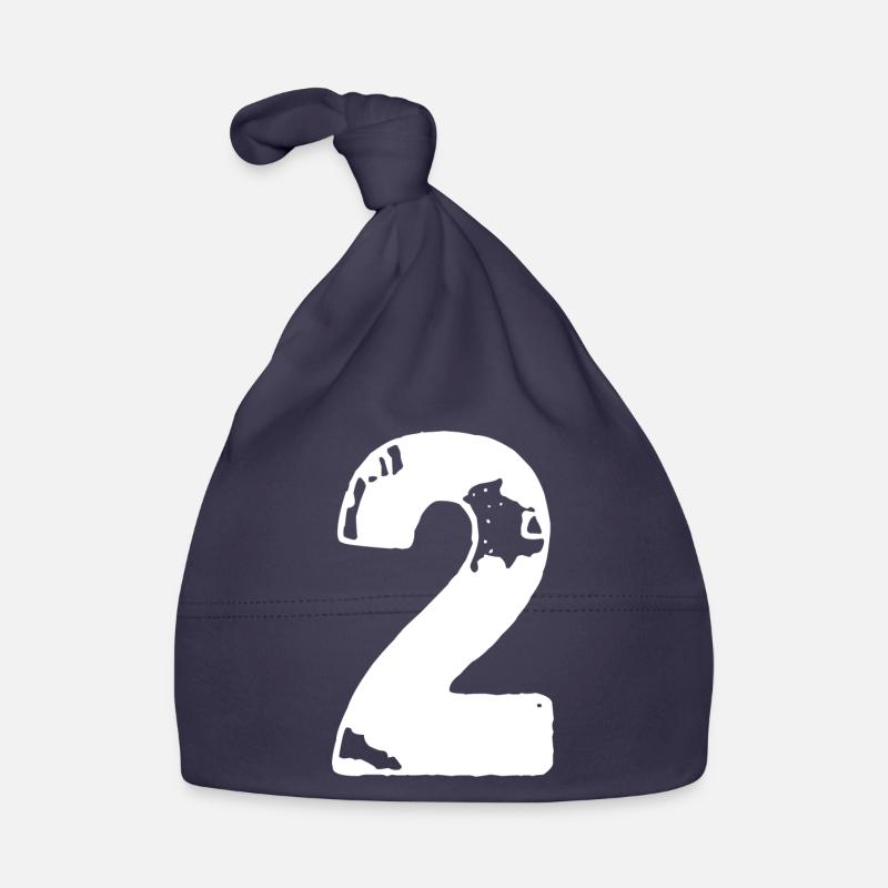 2 Number jersey Organic Baby Cap