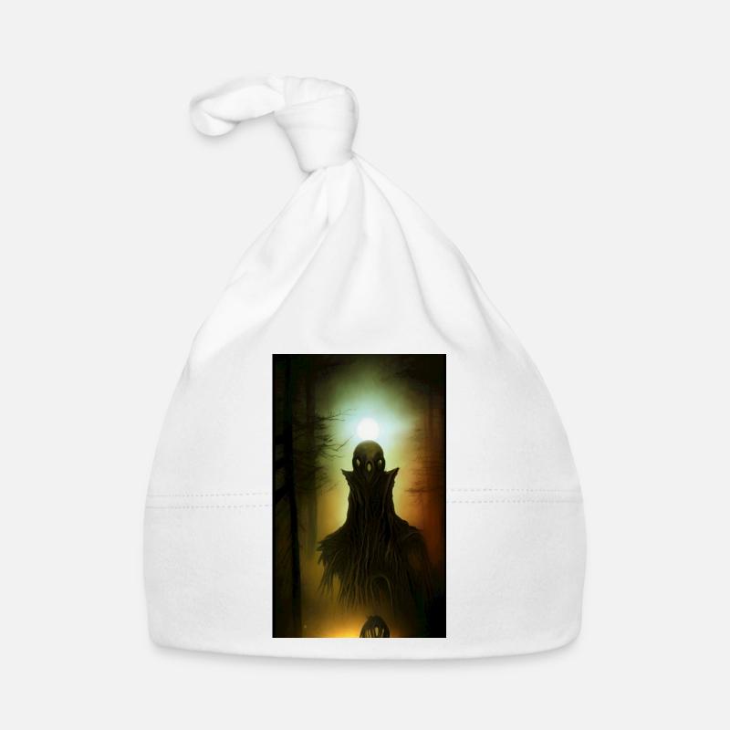 Creepy Horror Comic Alien sur une planète étrange terre Bonnet bio Bébé