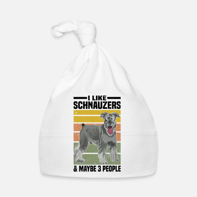 Race de chien Schnauzer Bonnet bio Bébé
