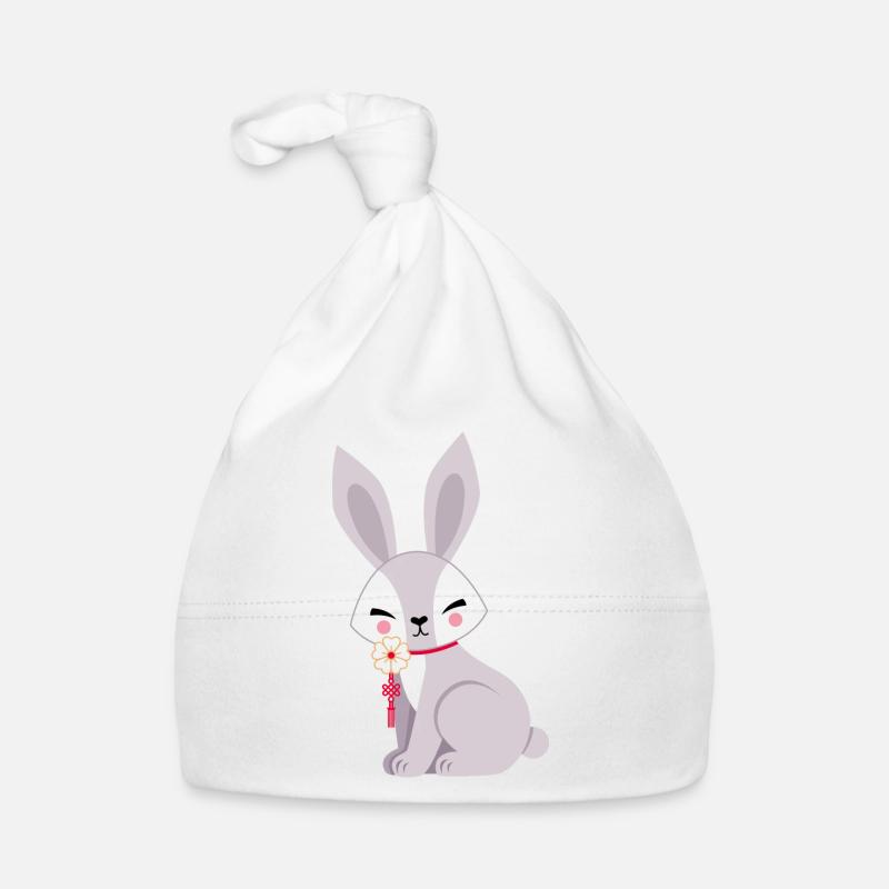 Hase Baby Bio-Mütze