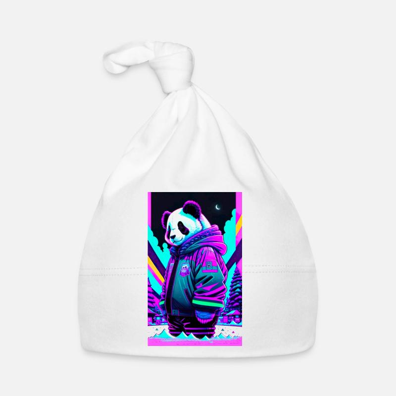 Panda décontracté Bonnet bio Bébé