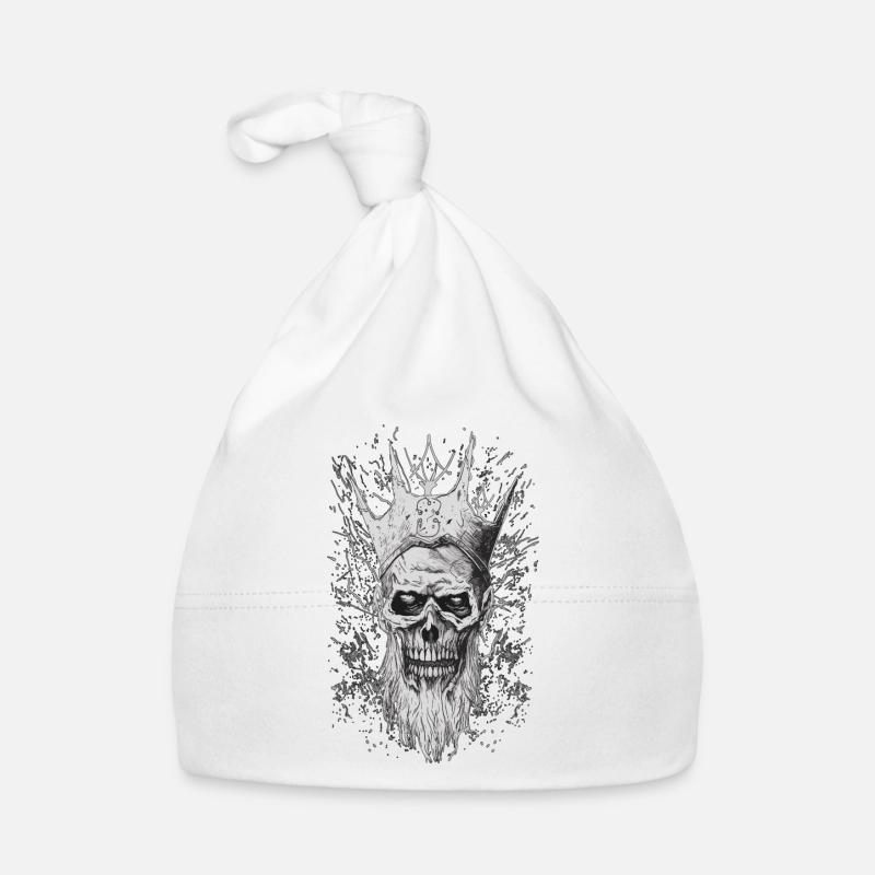 Gothic King Throne Horror Skull Horror Dark Baby Bio-Mütze