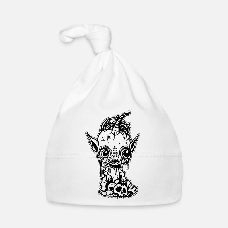 Mignon bébé licorne zombie Bonnet bio Bébé