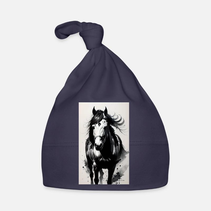 Pferd | reiten | Tier | Reittier | Bunt Baby Bio-Mütze