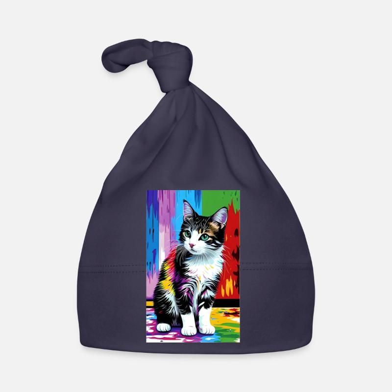 Chat | Animal de compagnie | Fan de chat | mignon | Chaton Bonnet bio Bébé
