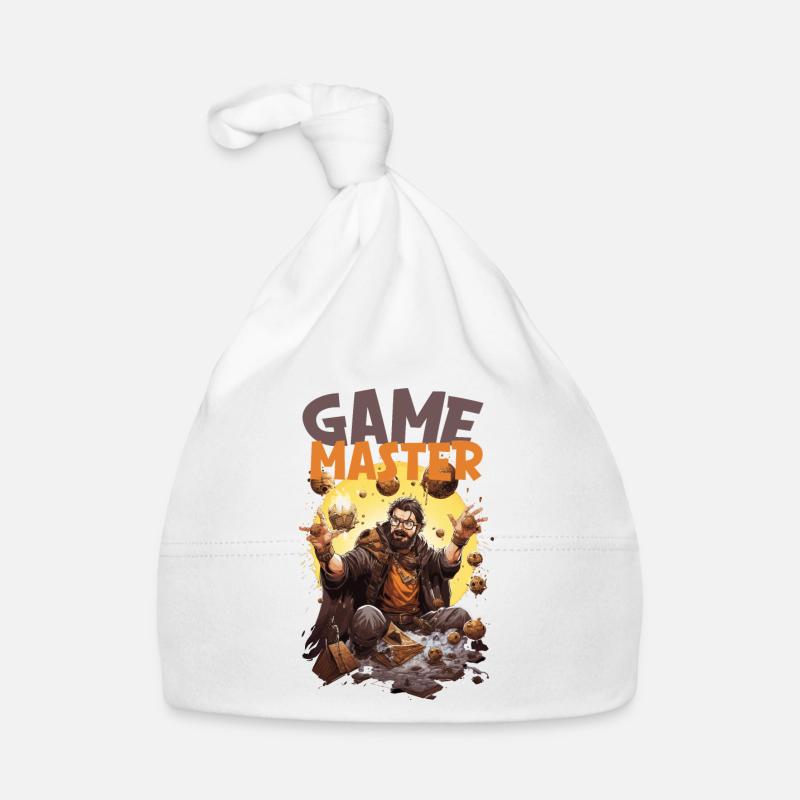 Maître de jeu avec des dés volants – RPG Nerd Bonnet bio Bébé