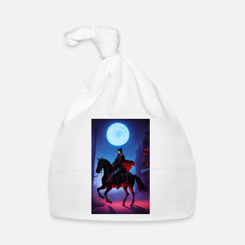 Silberne Jägerin Baby Bio-Mütze