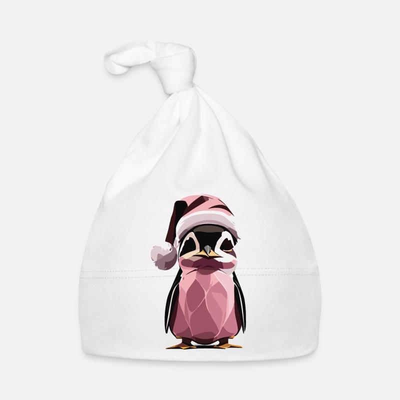 Pingouin de Noël Bonnet bio Bébé