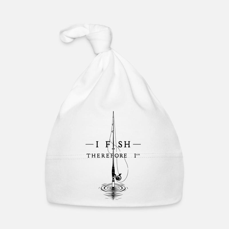 Élégant minimaliste canne à pêche et philosophie Tee Bonnet bio Bébé