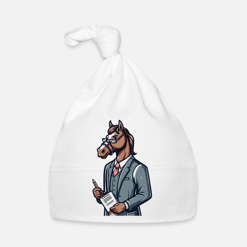 Professeur de cheval mignon Bonnet bio Bébé