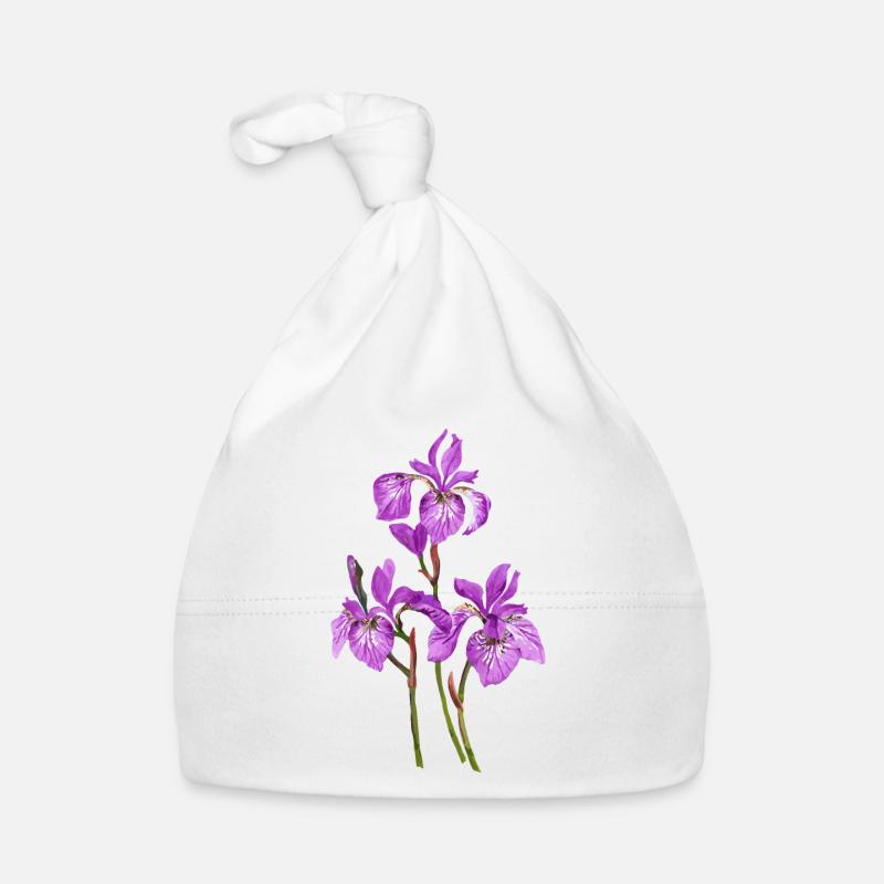 Blumen Baby Bio-Mütze