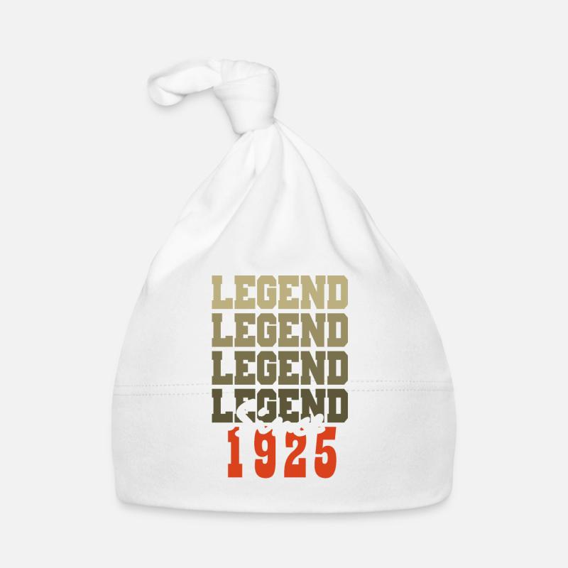 Cadeau 99e Anniversaire Vintage Né un mois de 1925 Bonnet bio Bébé
