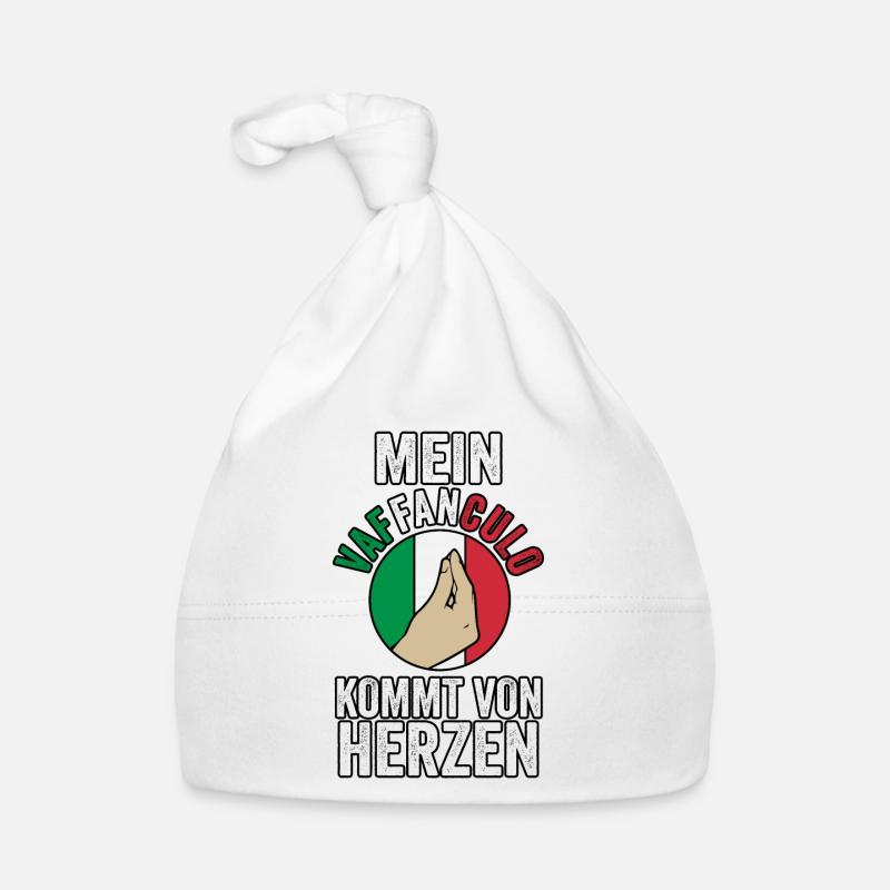 Italie Vaffanculo italien Bonnet bio Bébé
