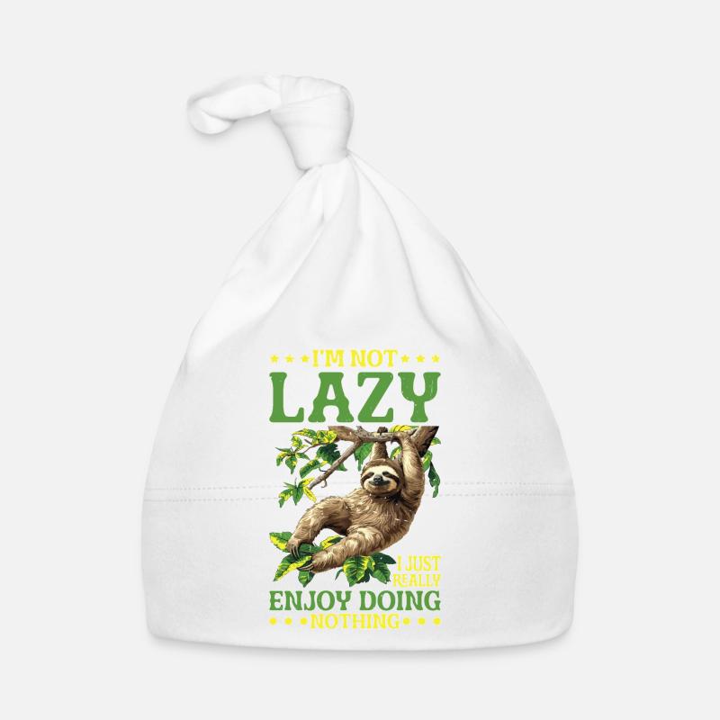I'm Not Lazy I Just Really Enjoy Doing Nothing 2 Baby Bio-Mütze