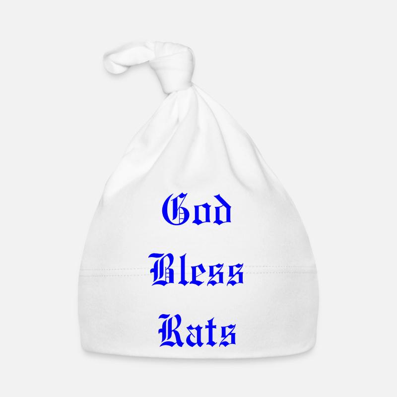 GodBlessRats Baby Bio-Mütze