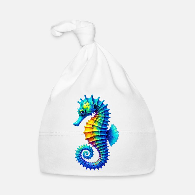 Seepferdchen Baby Bio-Mütze