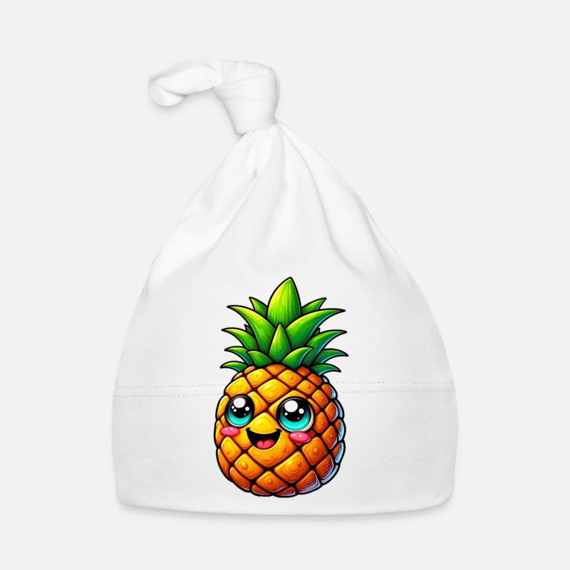 Ananas Baby Bio-Mütze