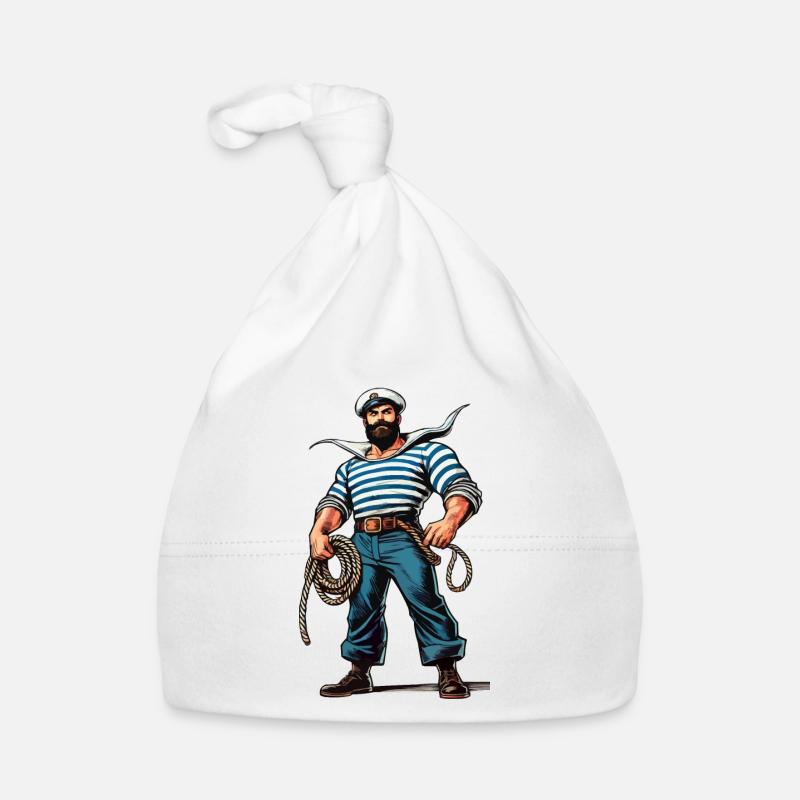 Sailor Captain Organic Baby Cap
