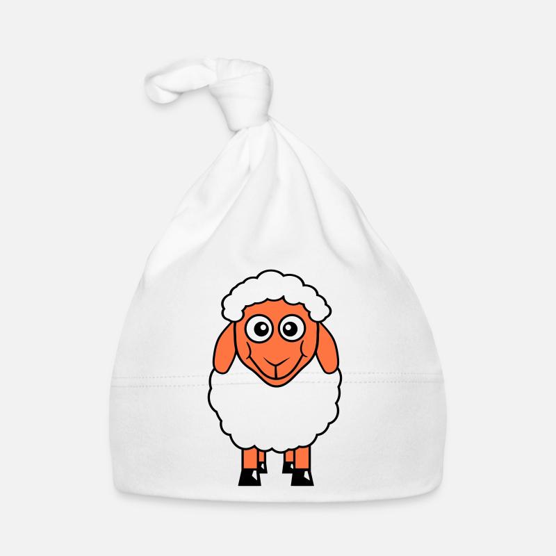 Sheep Baby Stands Cute Cute Lamb Child Cool Comic Organic Baby Cap