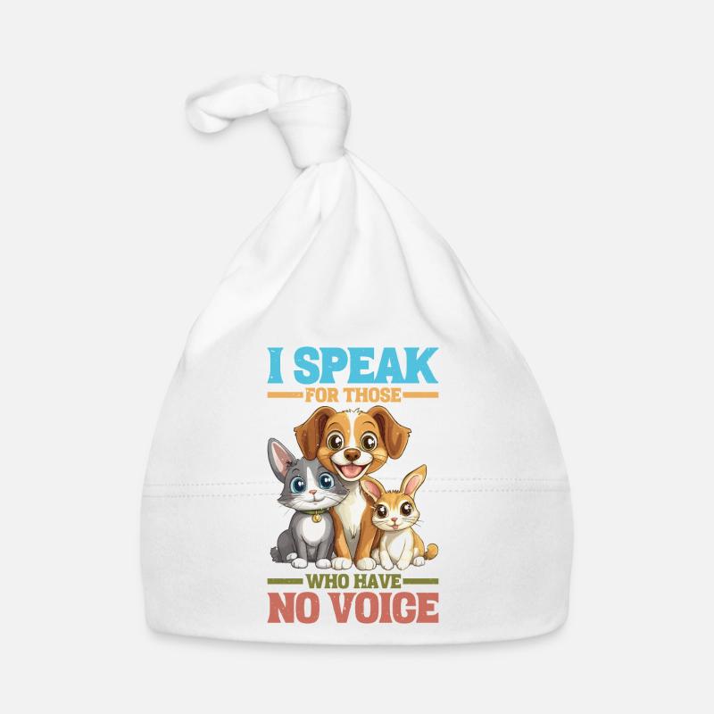 I Speak For Those Who Have No Voice 2 Baby Bio-Mütze