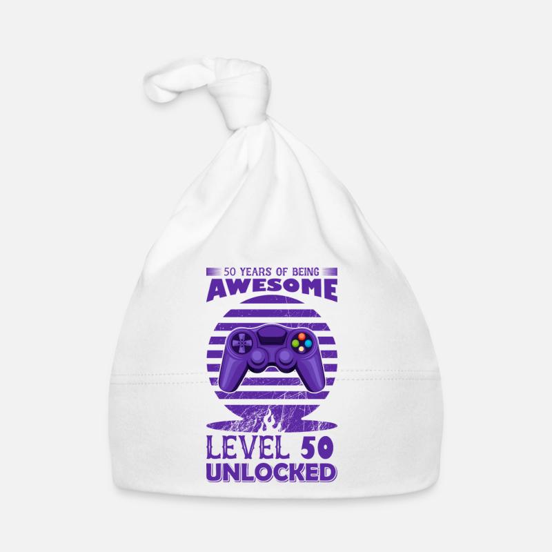 Motif de manette de jeu rétro Bonnet bio Bébé