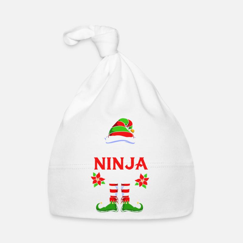 Elfe Elfe Cadeau de Noël Ninja Bonnet bio Bébé
