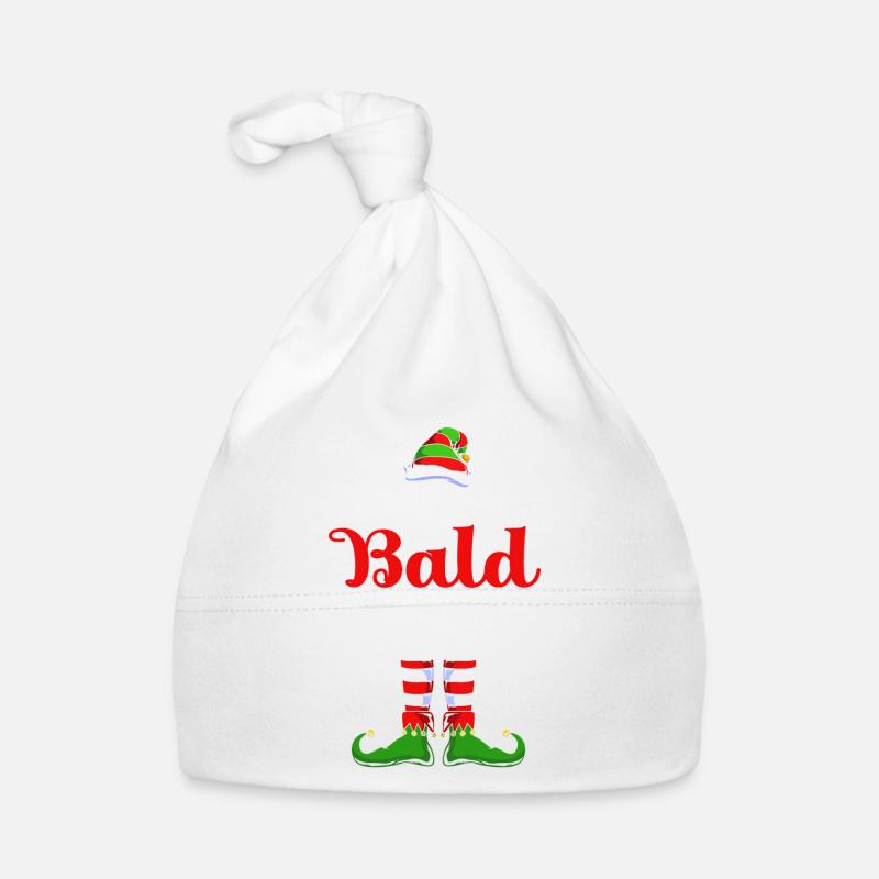Elf Elf Christmas Gift Bald Organic Baby Cap