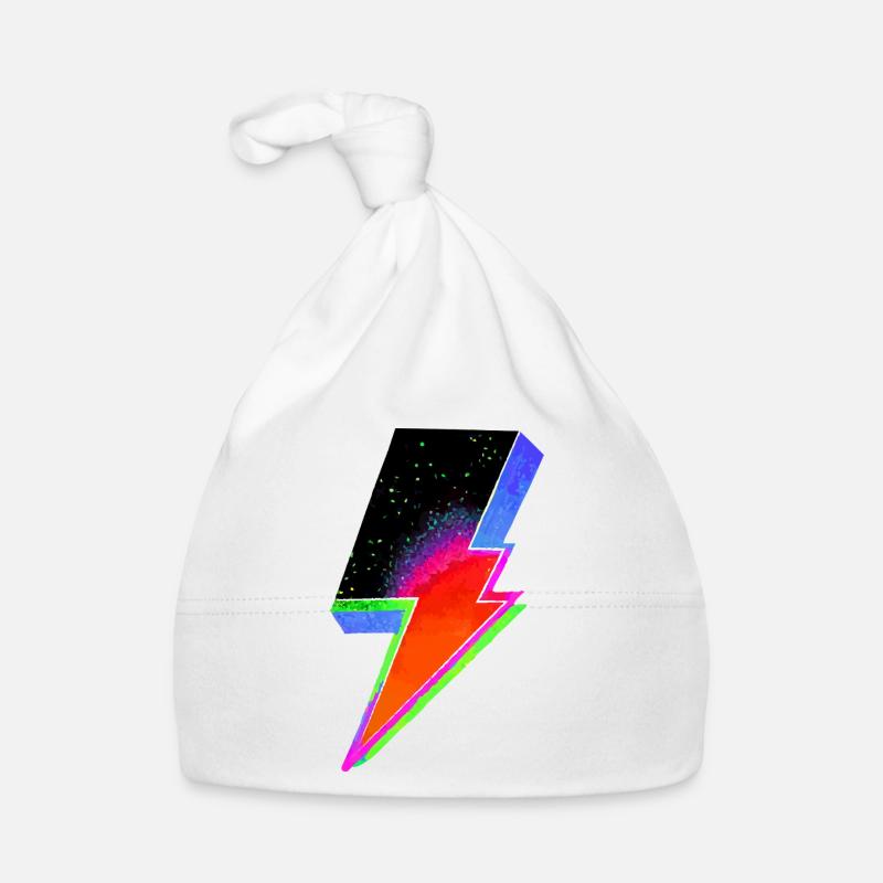 Electric Neon Thunder Organic Baby Cap