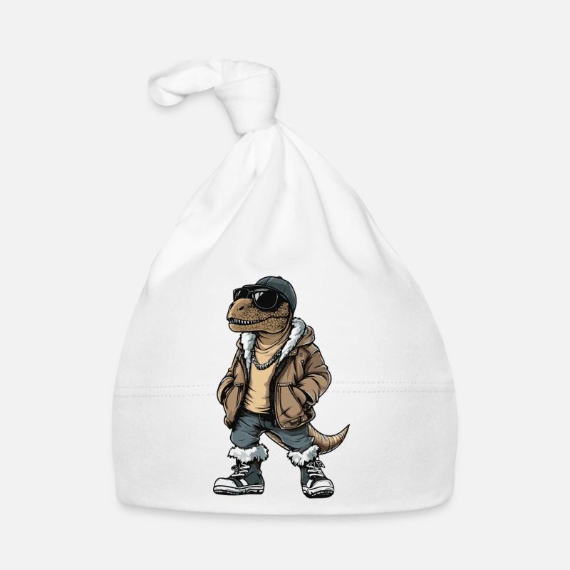 Dinosaurier T-Rex Cool Winter Baby Bio-Mütze