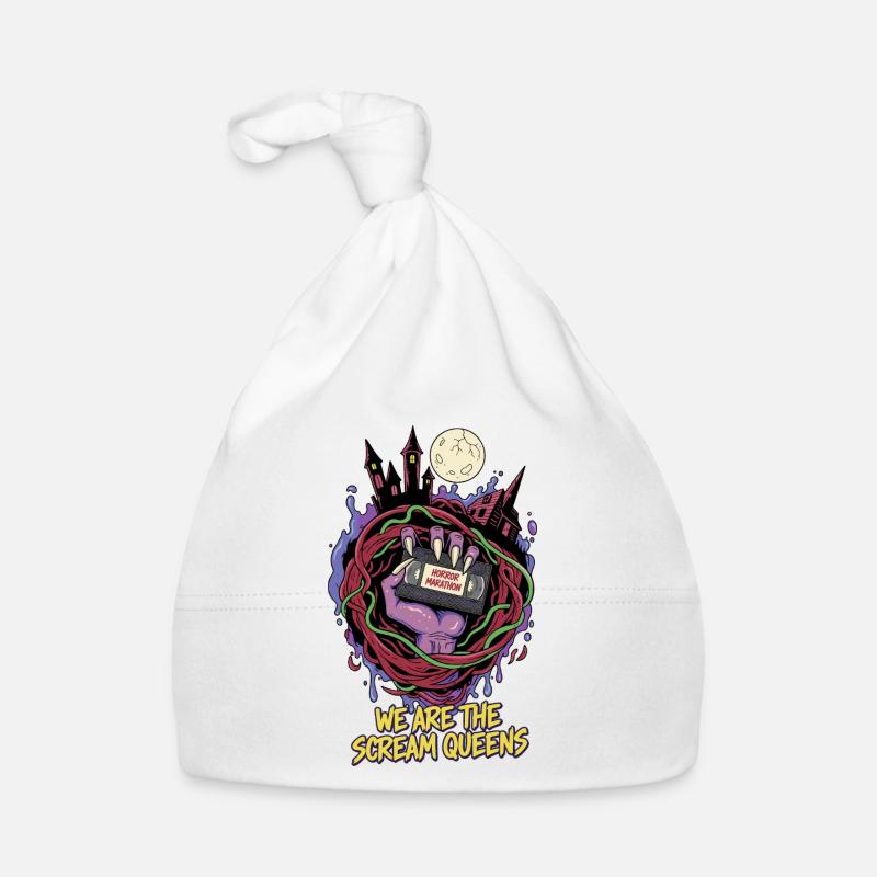 Marathon d’horreur Scream Queens Bonnet bio Bébé
