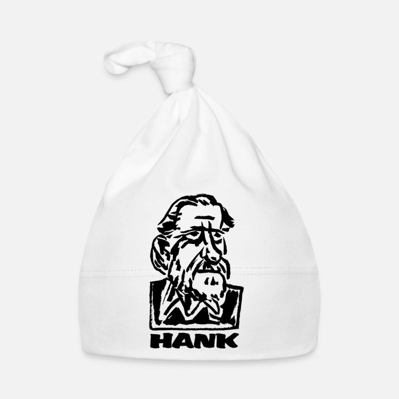 Portrait Hank Bukowski Organic Baby Cap