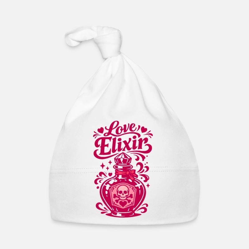 Love Elixir Herzflasche | Valentins Tag Baby Bio-Mütze