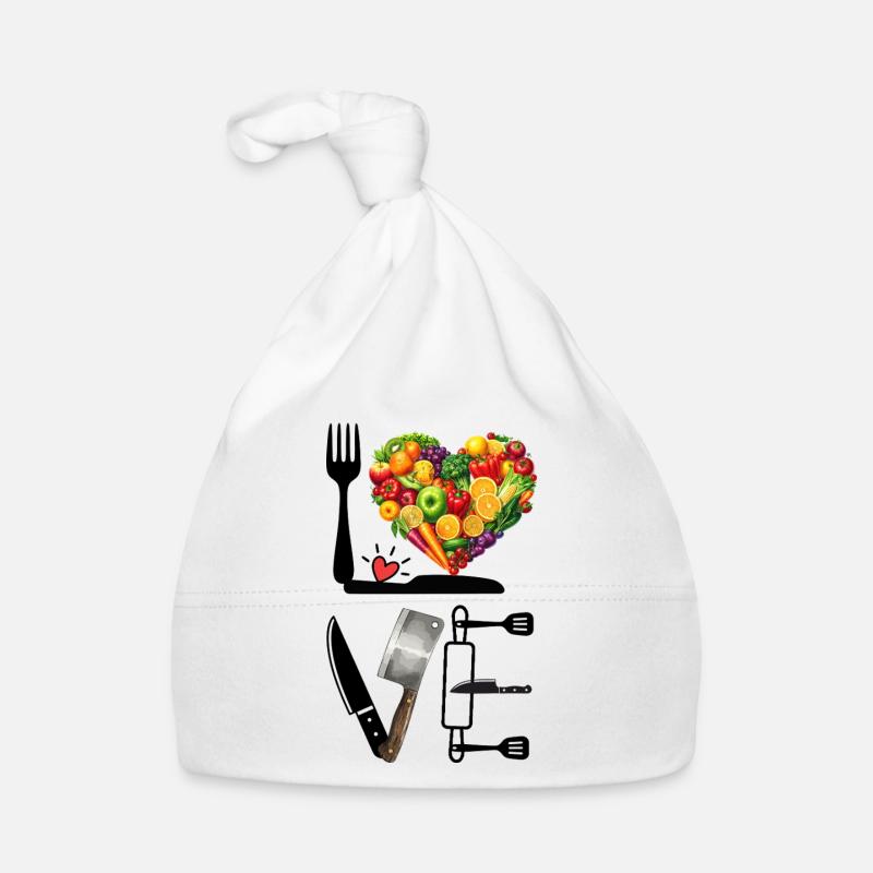 Fruit Heart: Kitchen Love in Farbe Baby Bio-Mütze