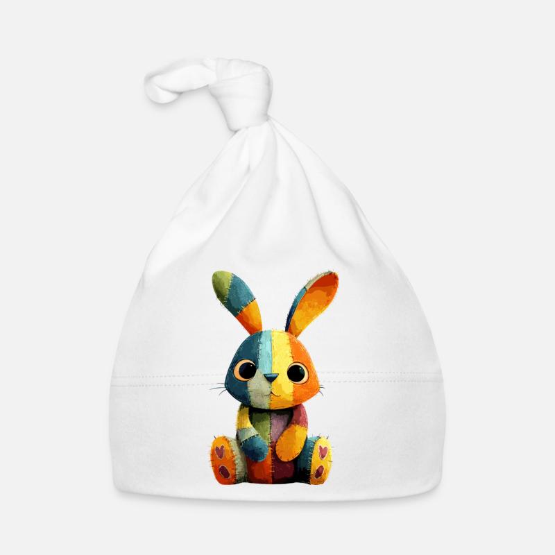 Festival des Couleurs Patchwork Bunny Bonnet bio Bébé